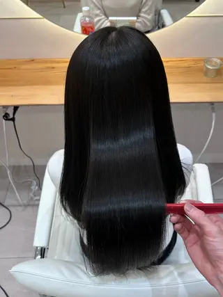 ロング ボブ/レイヤーボブ/ 髪質改善/梶川 夏季のヘアスタイル