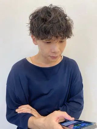 パーマ メンズ Dxxxx III所属・女性目線の大人 メンズ*Ayakaのヘアスタイル