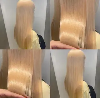 ロング カラー Beleza 渋谷所属・Kazusa/渋谷/ エクステ/ハイトーンのヘアスタイル