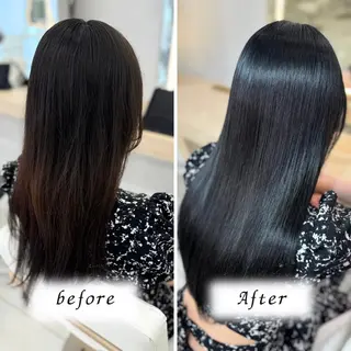 ロング パーマ 韓国レイヤー/ 顔まわり/西野和裕のヘアスタイル