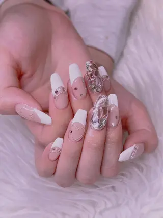 ネイル 長さだし専門店 M2　rikaのネイルデザイン