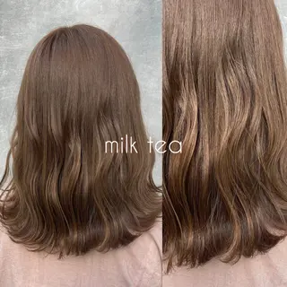 セミロング 片柳 美友季のヘアスタイル