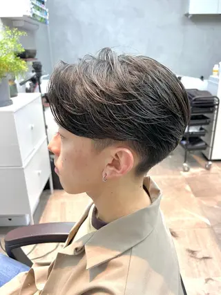 ショート パーマ メンズ 3月〜お店変わります 詳しくはインスタまでのヘアスタイル