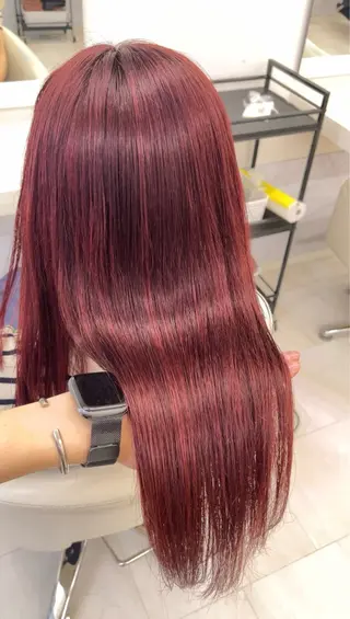 ロング カラー AITOKYO Ｓ渋谷所属・渋谷/ハイトーン/ ブリーチ/歩夢のヘアスタイル