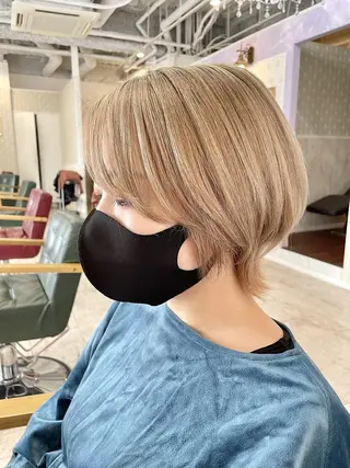 ショート カラー ANGELICA JR奈良店のヘアスタイル