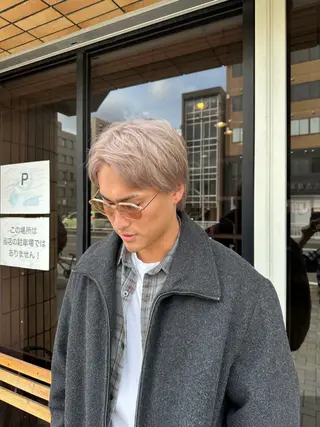 カラー メンズ ハヤシカズキ/カラー ✂/メンズパーマのヘアスタイル