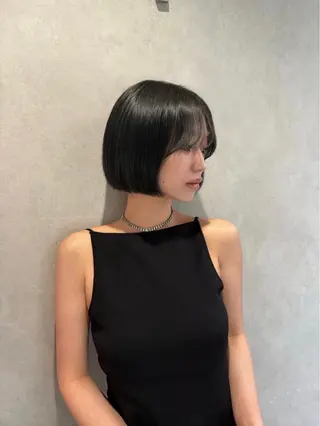 ショート カラー オノ テンタのヘアスタイル