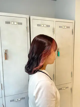 ミディアム カラー La fith hair room 難波本店所属・ラフィスヘアー🌼 Moe🌼のヘアスタイル