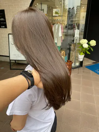 セミロング カラー Joule 大分メンズのヘアスタイル