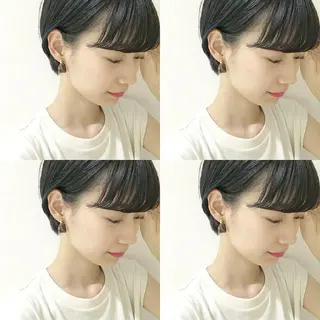 ショート カラー iplus✴ まつげ、眉毛、耳つぼのマツエク・マツパデザイン