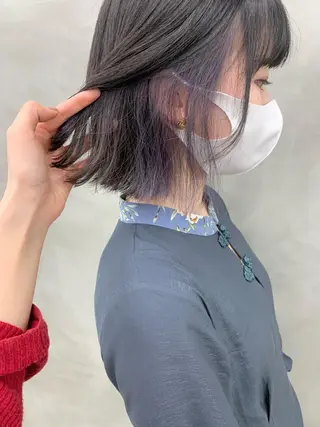 ミディアム カラー suu所属・🐝 hachi🐝のヘアスタイル