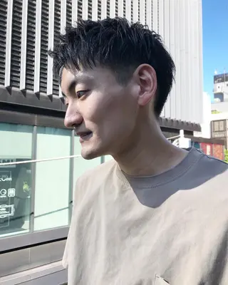 ヘアアレンジ メンズ ainico+所属・メンズ特化✂️栗原 侑也のヘアスタイル