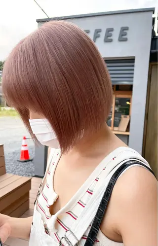 ショート カラー 韓国レイヤー髪質改善 💫Tomoya💫のヘアスタイル