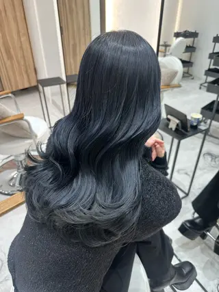 セミロング カラー 韓国ヘア顔周りカット 艶髪ベージュtamaのヘアスタイル