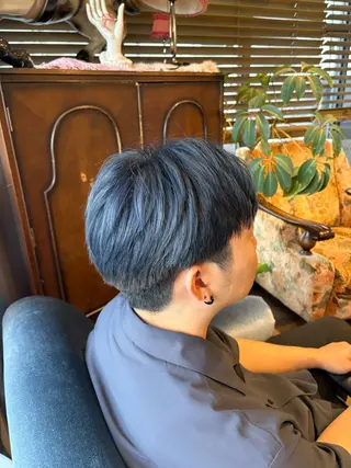 ショート カラー メンズ 10〜30代垢抜けメ ンズ特化/入沢花音のヘアスタイル