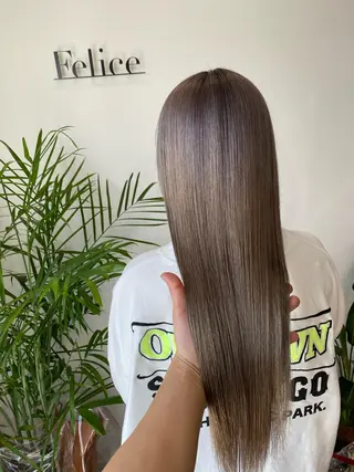 セミロング 粕川 達哉のヘアスタイル