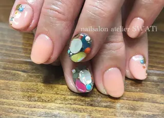 ネイル ヘアーサロン大野所属・nailsalon SWATiのネイルデザイン