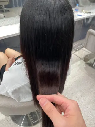 ロング 河内 大慎のヘアスタイル