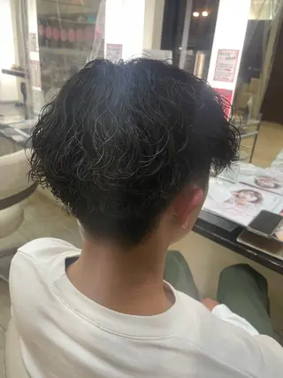 メンズ ルプラボウ/レイヤー /メンズパーマ/真由のヘアスタイル