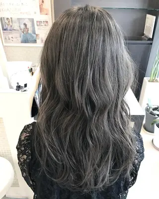 セミロング カラー 武田 清久のヘアスタイル
