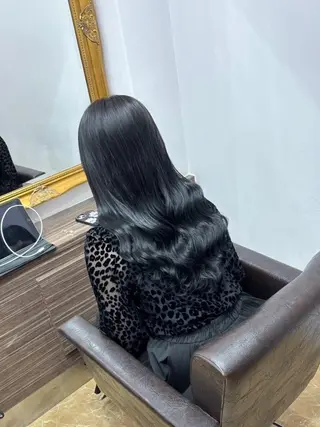 ロング カラー ヘアアレンジ LIP 大阪本店 エクステ 堀谷和孝のヘアスタイル