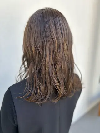 セミロング カラー SOL _Nakamuraのヘアスタイル