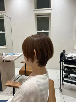 ショート レディースショート/ メンズパーマ/足立のヘアスタイル