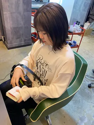 ミディアム カラー 広島/ボブ/レイヤー 🌿‬wakabaのヘアスタイル