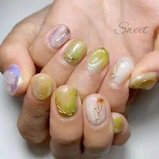 ネイル sweet 仲野陽子のネイルデザイン