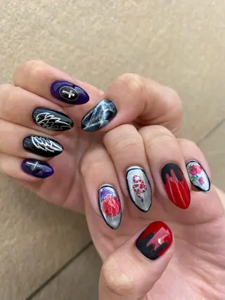 ロング カラー パーマ ヘアアレンジ ネイル マツエク・マツパ 💠AYANE /吉祥寺💠のマツエク・マツパデザイン