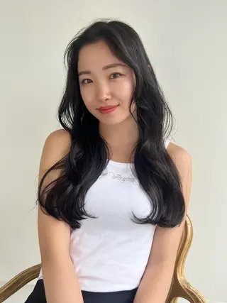 ロング カラー ヘアアレンジ 🧊🪞透明感カラー himeのヘアスタイル