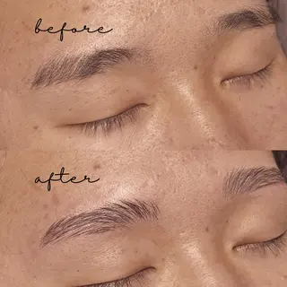 メンズ アイブロウ 眉毛&フェイス WAX専門ハルヒラリの眉毛・アイブロウイメージ