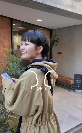 ショート 山田 綾乃/メンズカットのヘアスタイル