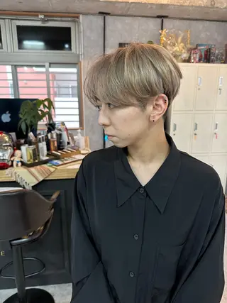 ショート C’LD hair  produce /シールドヘア所属・モテ髪/ボブ/ショー ト/アダチフウトのヘアスタイル