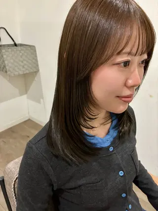ロング 髪質改善jewelbox 〜私のトリートメント〜 東梅田店所属・髪質改善/ボブ/梅田 runa_ニュアンスのヘアスタイル