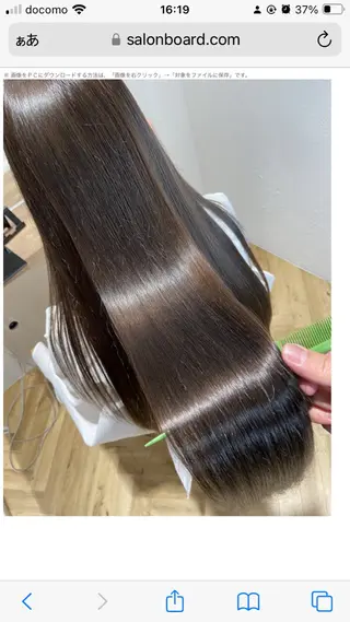 ロング GOTODAY シェアサロン梅田NU茶屋町店所属・髪質改善/艶カラー 縮毛矯正/みほのヘアスタイル