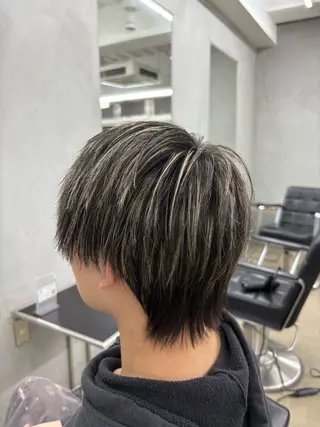 ミディアム 池田 駿のヘアスタイル