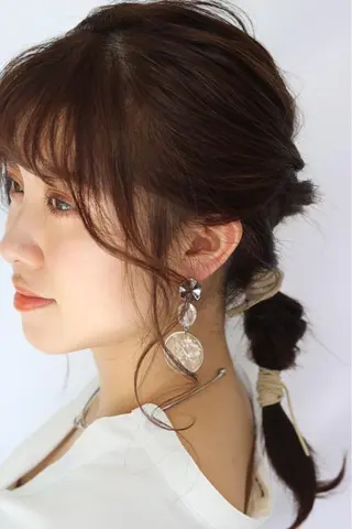 ヘアアレンジ 髪質改善✨️透明感カ ラー✧*。山下さいみのヘアスタイル