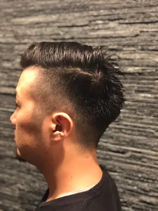 メンズ プレミアムバーバー銀座所属・河西 澪花12/6御茶ノ水のヘアスタイル