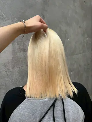 カラー 【🦋ハイトーンリタ ッチ🦋】ENAのヘアスタイル