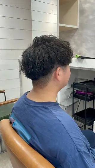 ショート パーマ メンズ 【brace小阪店】 店長   村上直也のヘアスタイル