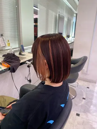 カラー ♥️韓国/ガーリー 暖色misa♥️のヘアスタイル