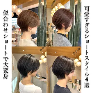 ショート Lond azur所属・🇰🇷韓国レイヤー 韓国風ボブのヘアスタイル