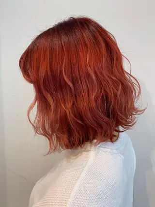 ミディアム カラー momo所属・メンズヘアメイク 🩵Mayuki🩵のヘアスタイル