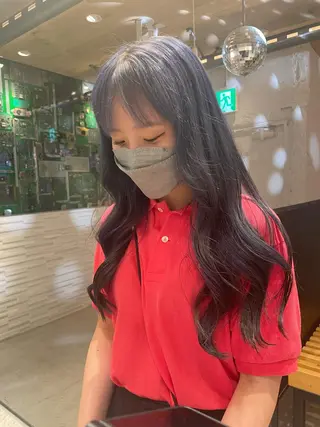 ロング カラー 艶ハイトーン👑♡ NATSUKIのヘアスタイル