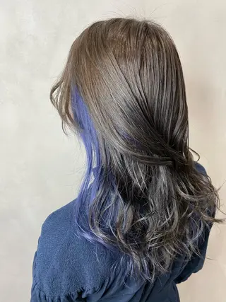 ロング カラー 吹田 駿 髪質改善縮毛矯正のヘアスタイル