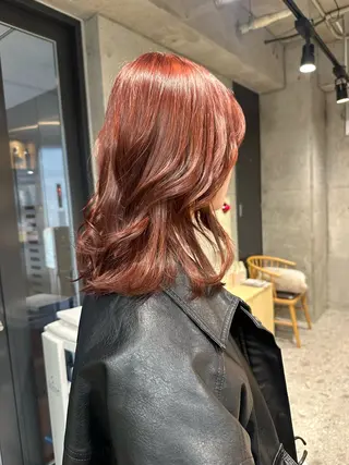 ミディアム ︎🤎W color MIYU‎🤎のヘアスタイル