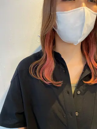カラー ハイトーンカラー🩵 指名多数💗横山聖奈のヘアスタイル