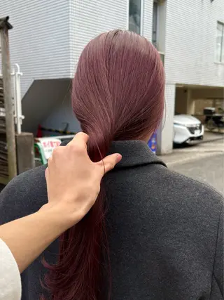 ロング カラー 村田 りょうやのヘアスタイル