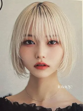 ショート すずき もゆのヘアスタイル